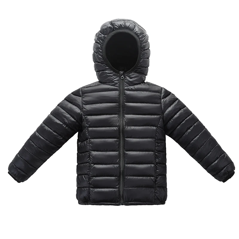 

Light children's winter jackets Kids 100% cotton Coat Baby jacket for girls parka Outerwear Hoodies Boy Coat 4,5,6,7,8,9,10,11y