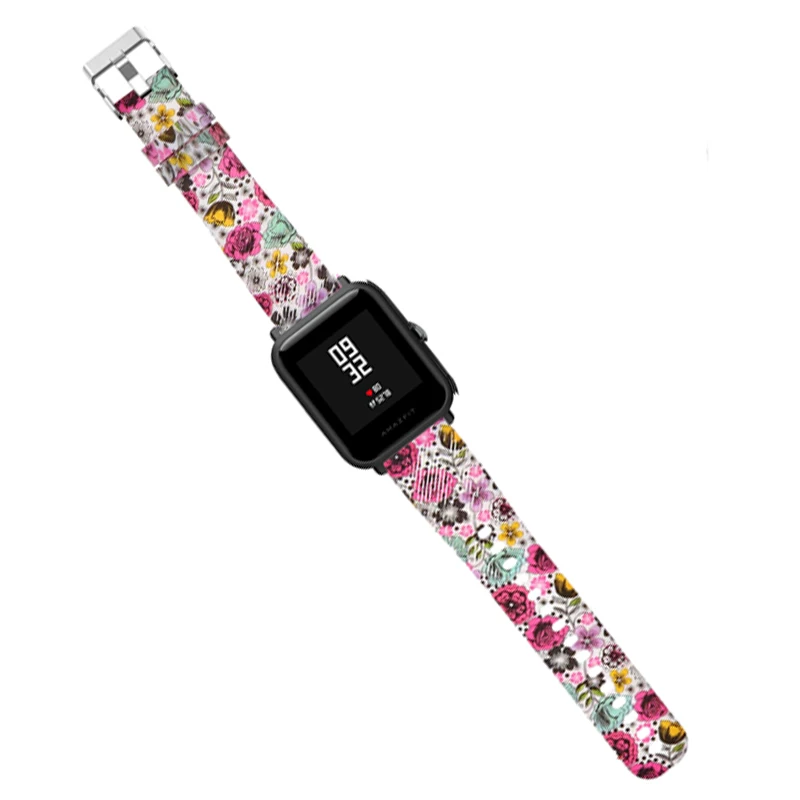 Силиконовый ремешок для часов Huami Amazfit Bip Youth Watch защитный чехол защитная рамка+ браслет для Amazfit Bip аксессуар