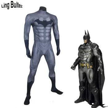 

Ling Bultez High Quality Muscle Padding Batman Costume Batman: Arkham Knight Costume Muscle Batman Cosplay Costume Batman Zentai