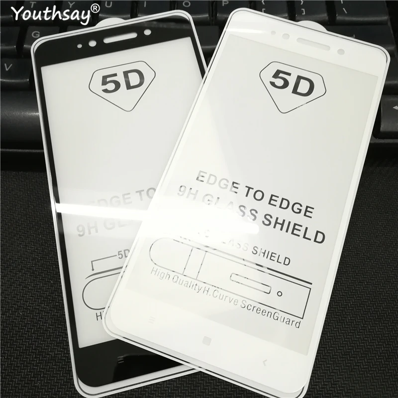 Стекло для Xiaomi Redmi Note 5A защита экрана 5D полное клеевое закаленное стекло Prime