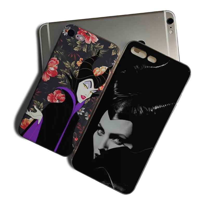 

IMIDO Maleficent Moive film Soft Silicone Back Cover Shells For Iphone 6 6S 6PLUS 6S PLUS 7 8 7PLUS 8PLUS X XS XR XSMAX 5 5S SE
