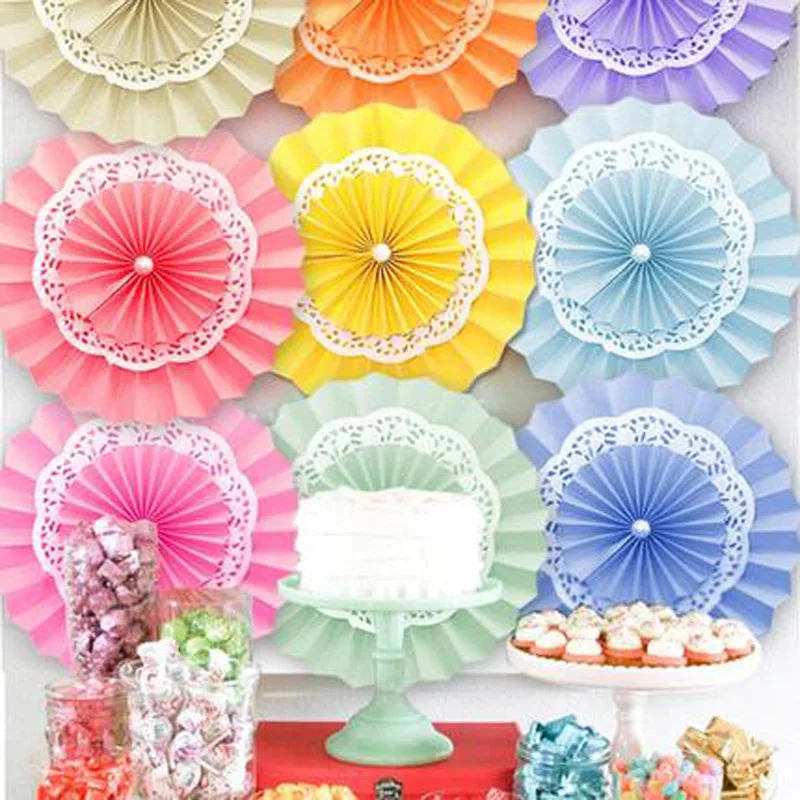 5pcs Lot 1025cmTissue Paper Fan Flowers For Wedding Birthday Party Decoration Three Layers Folding Craft DIY Home Decor In Artificial Dried 5pcs Lot 1025cmTissue Paper Fan Flowers For Wedding Birthday Party Decoration Three Layers Folding Craft DIY Home Decor In Artificial Dried
