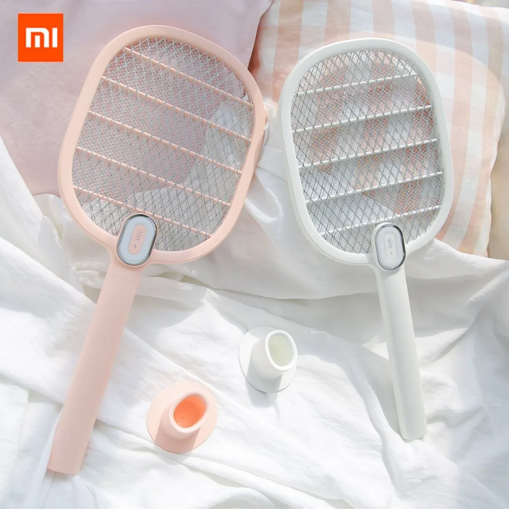

Xiaomi mijia Electric Mosquito Swatter Rechargeable LED Electric Insect Bug Fly Mosquito Dispeller Killer Racket Smart Home Use