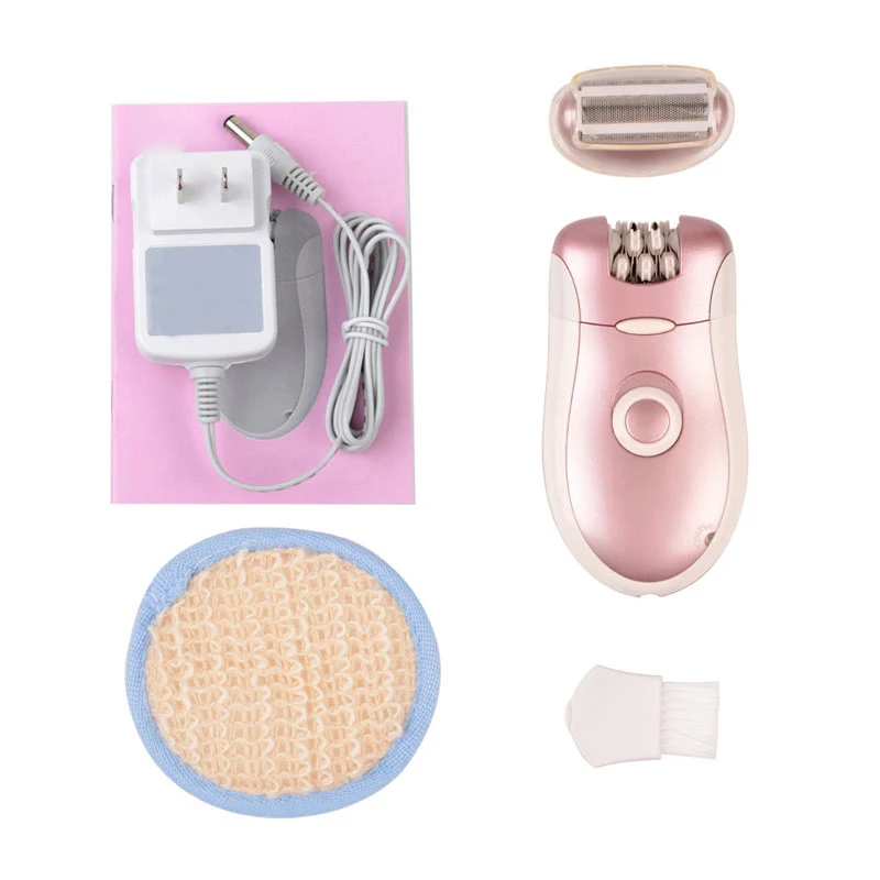 

2 In 1 Double Rechargeable Electric Women Epilator Shaver Hair Removal Shaving Remover Face Armpit Bikini Leg Underarm Epilatory