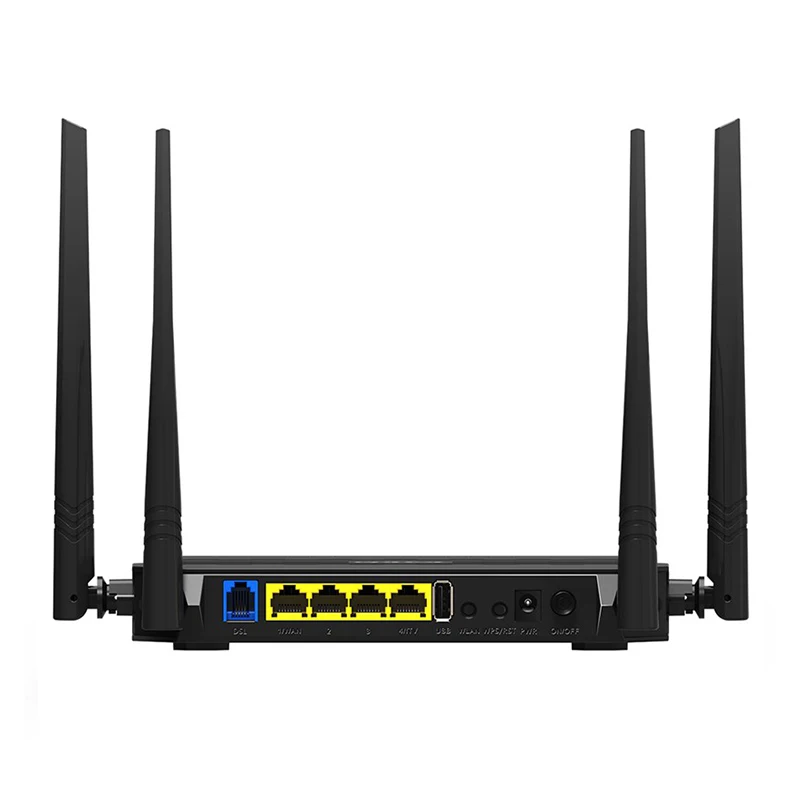 Tenda D305 ADSL2+ модем WiFi маршрутизатор 300 Мбит/с быстрый беспроводной маршрутизатор с USB2.0/внешними антеннами PA, совместим с мировым ISP