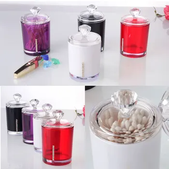 

Acrylic Toothpick Dispenser Cotton Bud Tip Stick Container Box Holder Swabstick Case Can DAG-ship