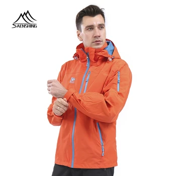 

SAENSHING Hiking Jacket Men Windbreaker Waterproof Windproof Outdoor Camping Fishing Clothings Male Breathable Jackets Rain Coat