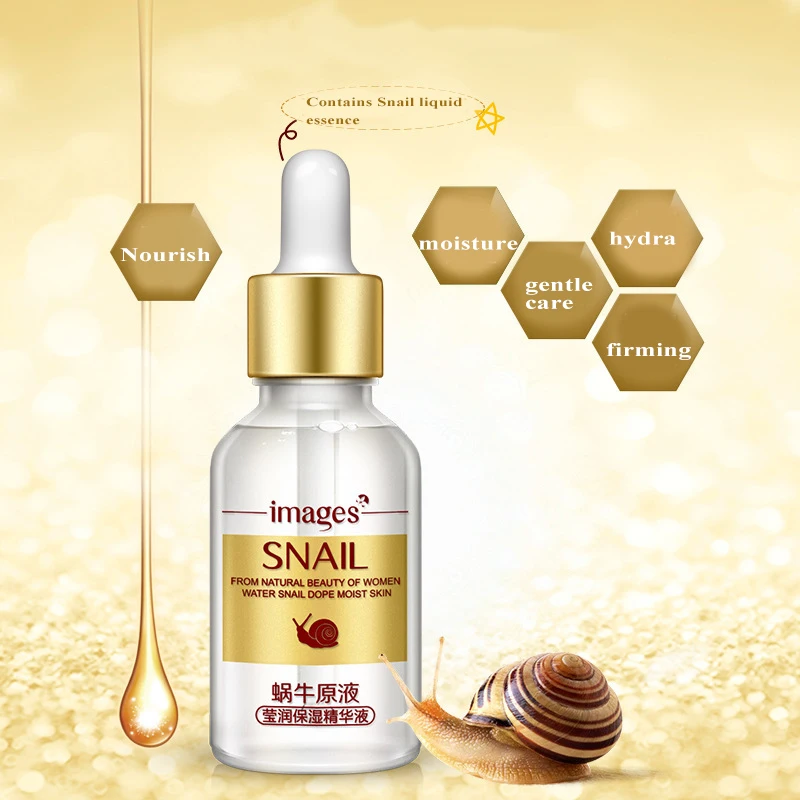 15 мл Snail Essence чистый растительный экстракт Гиалуроновая кислота жидкое