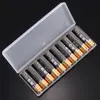 Funda porta baterías AA color blanco, 1 unidad, 10 rejillas, contenedor organizador ► Foto 2/6