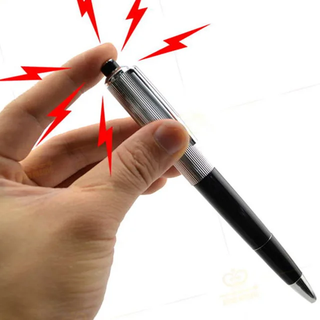 Image Very Funny Electric  Shock Pen Toy Utility Gadget Gag Joke Prank Trick Novelty Friend s Best Gift  1078