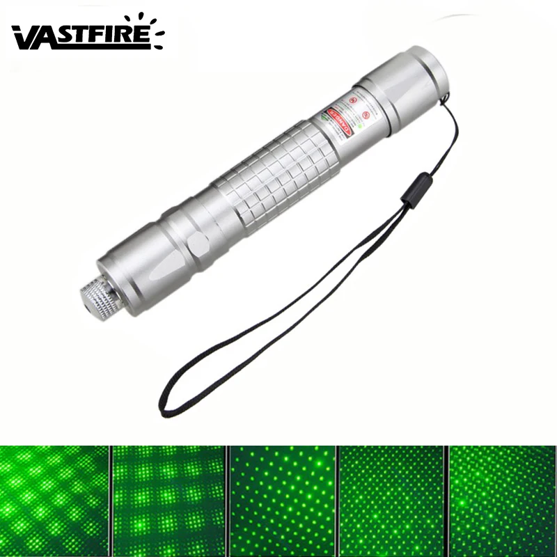 

10Miles Powerful Hunting Laser Bore Sighter 2 in1 Zoomable Green Laser Pointer Pen 5mw 532nm Star Cap Burning Presenter Remote