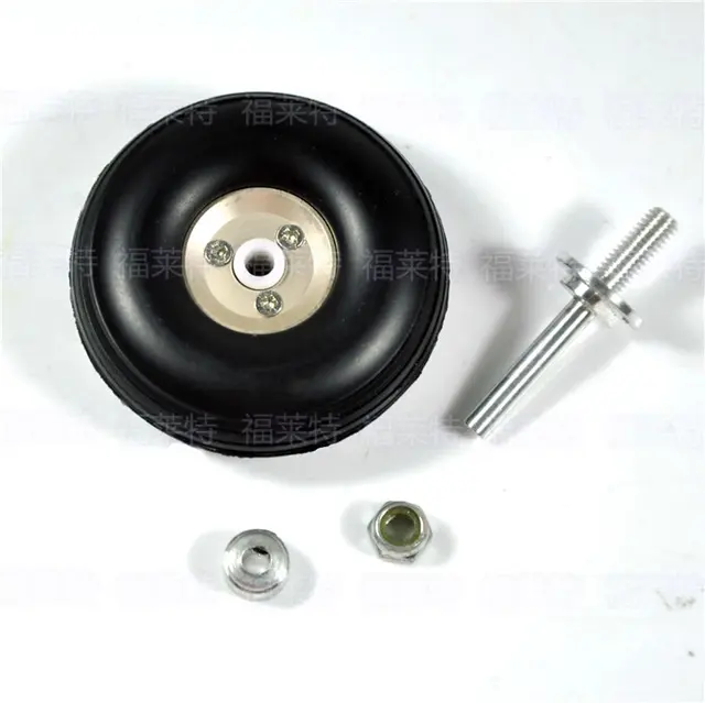 Special Offers Fixed Wing RC Airplane Model 2" PU Wheels With Aluminum Hub Aluminum Axle Adapters