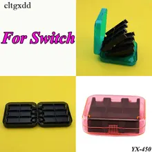 Cltgxdd 24 В 1 ящик для путешествий для nintendo Switch игровая Карта памяти держатель протектор картридж чехол Аксессуары для NS