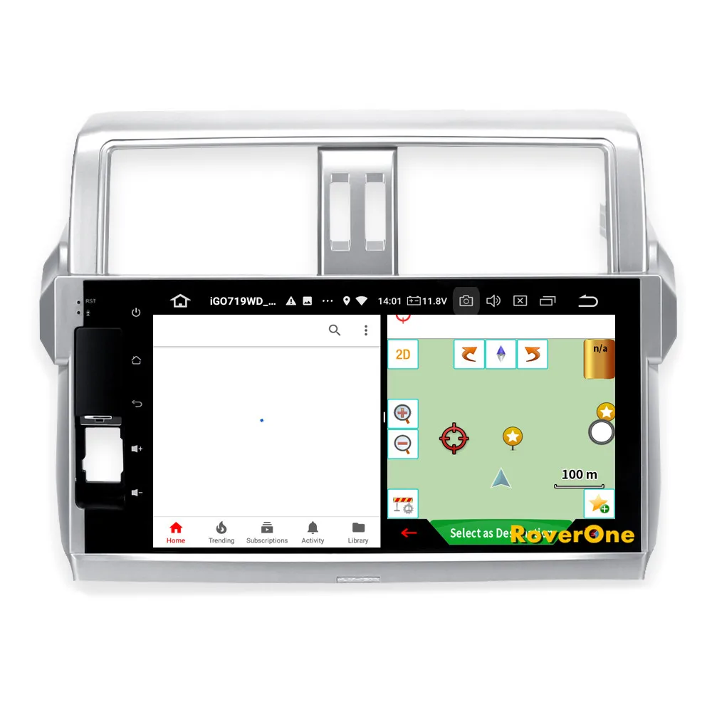 Sale For Toyota Prado 150 2014 2015 2016 Android 9.0 Quad Core Autoradio Car Radio Stereo GPS Navigation Sat Navi Multimedia Player 11