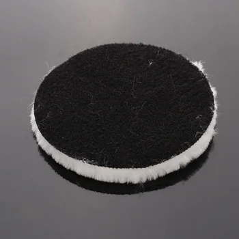 

6 Inch Hook & Loop Wool Polishing Wheel For Car Motorcycle Paint Waxing Furniture Buffing Back Velvet Self-Adhesive Wool Disk