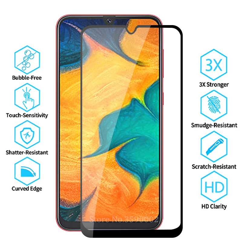 Tempered-Glass-Cover-For-Galaxy-A90-A70-A50-A40-A30-M30-M20-M10-Screen-Protector-For