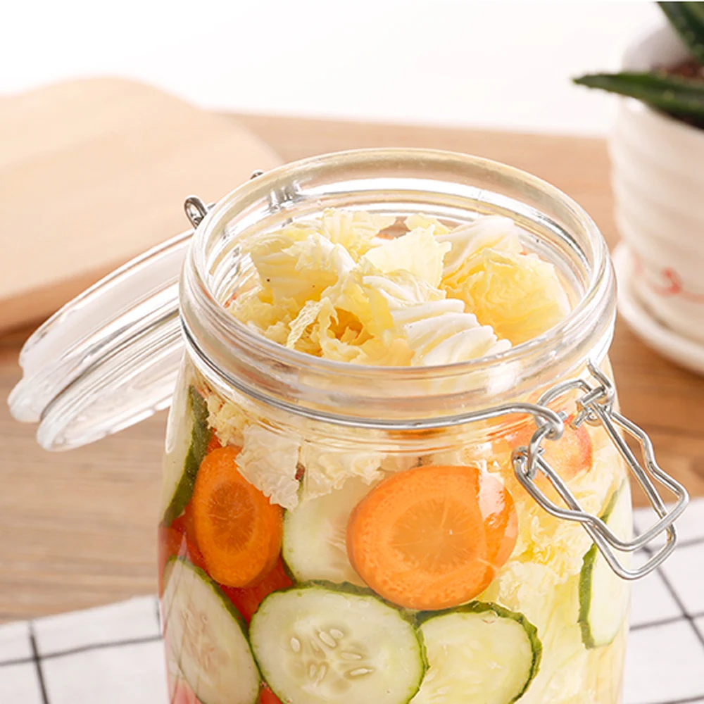 Простая кухонная банка для медовых конфет модная прозрачная стеклянная