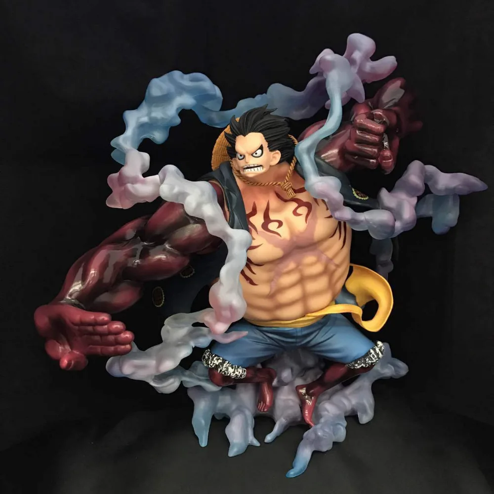 Huong Anime Figure 28CM Big Size One Piece Gear Fourth Monkey D Luffy PVC Action Figure Collectible Model Toy Huong Anime Figure 28CM Big Size One Piece Gear Fourth Monkey D Luffy PVC Action Figure Collectible Model Toy