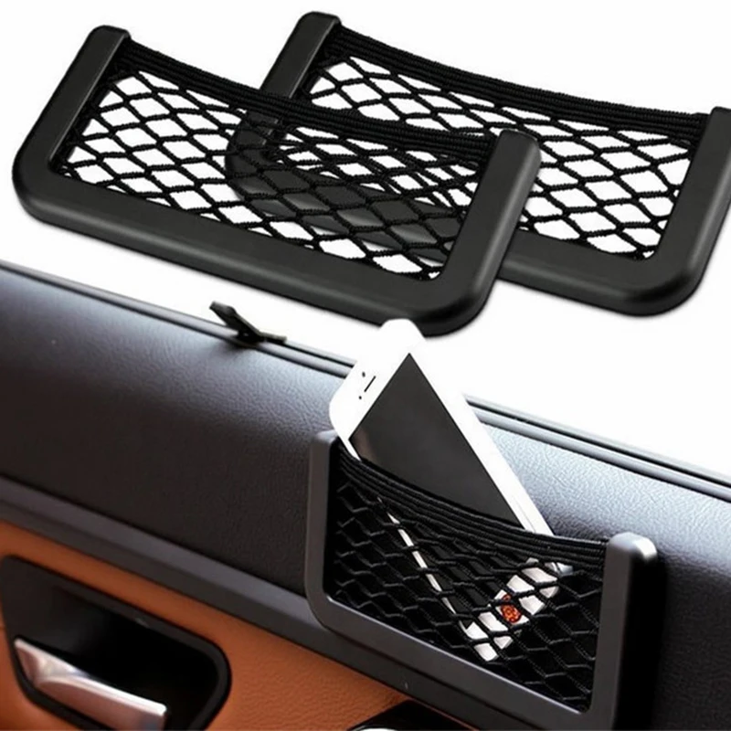 FFFAS Car Wall Net Storage Bag cellphone Stand Holder Pocket Viechle Door Organizer for iPhone 5 5S 6 6 Plus Samsung LG FFFAS Car Wall Net Storage Bag cellphone Stand Holder Pocket Viechle Door Organizer for iPhone 5 5S 6 6 Plus Samsung LG