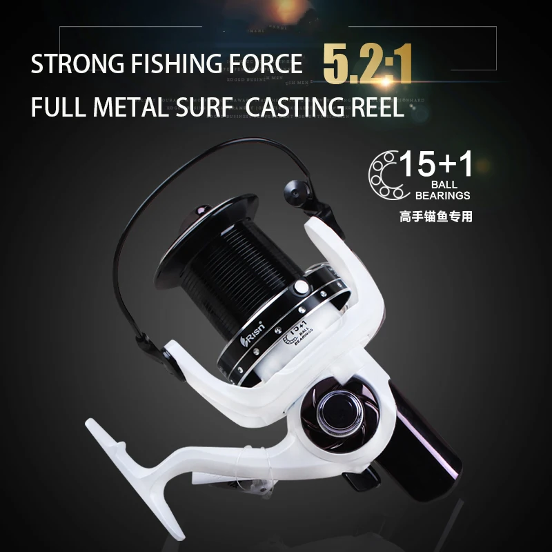 Новый Risn MM7000 MM10000 15 + 1BB донной Reel длинный выстрел Морская рыбалка катушка литые