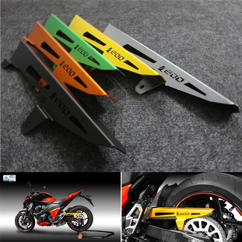 

Motorcycle CNC Aluminum Chain Protector Guard Cover Decoration For Kawasaki Z800 ZR800 2013-2016 NEW