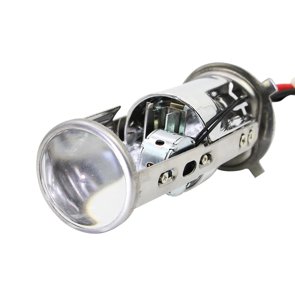 Mengrenfang H4 Hi-Lo объектив Мини-проектора ксеноновая лампа 55 W 8400LM для автомобильных фар Hi/Lo луча 4300 K 6000 K 8000 K AC 12 V 2 шт
