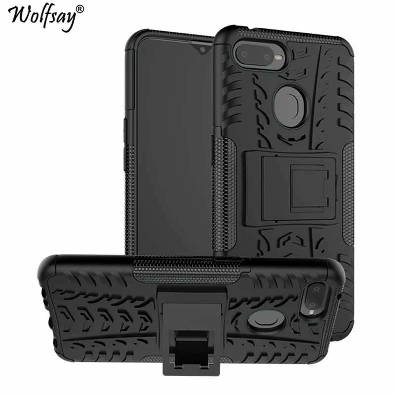 

Wolfsay Case for OPPO F9 Cover Soft Rubber & Hard PC Case For OPPO F9 Pro Case CPH1823 CPH1828 Phone Holder for OPPO F9 fundas