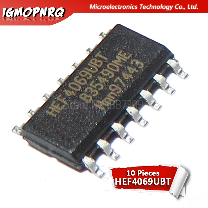 10 шт. HEF4093BT HEF4017BT HEF4052BT HEF4069UBT SOP логический чип устройства HEF4093 HEF4017 HEF4052