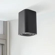 Новые с объективом Светодиодный Светильник направленного света 7 ваттов 9 ваттов жизни Спальня СВЕТОДИОДНЫЙ Крытый Современный домашний проход черный, белый, Серый 110 V-220 V