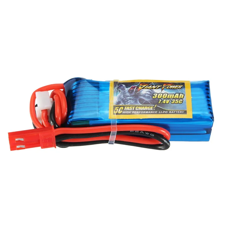 

1PCS Lipo Battery Giant Power 7.4V 300mAh 2S 35C For HCP100s T-REX 150 F3P For Remotr Control Helicopter Lipo Batteries