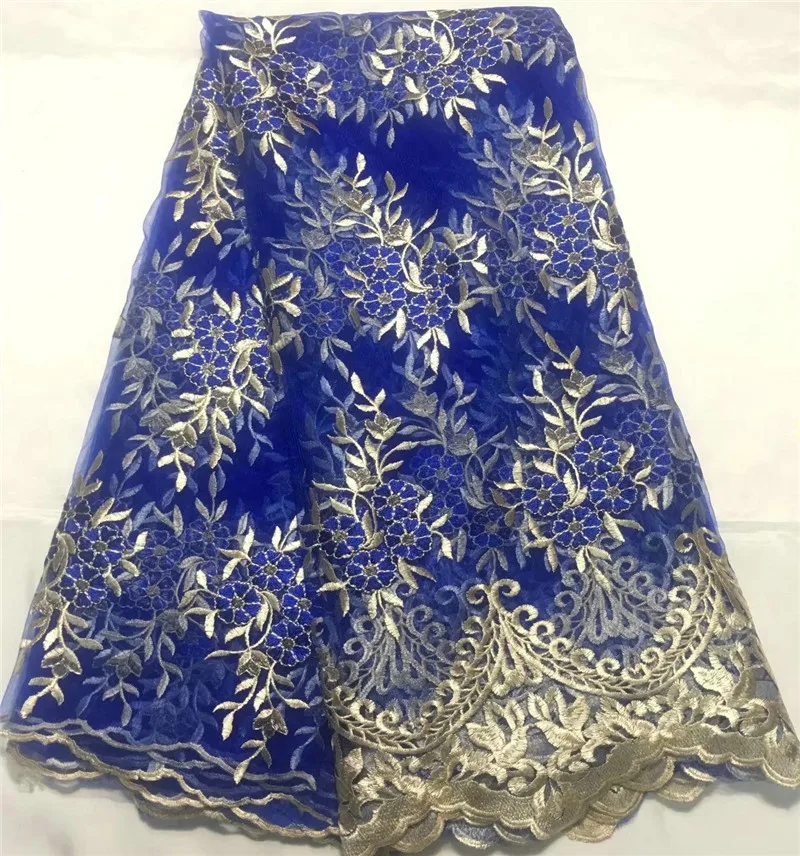 

Latest Magic golden thread vines and colorful small flowers French Net Lace,ZF36 Free shipping and cheap price Tulle Lace Fabric