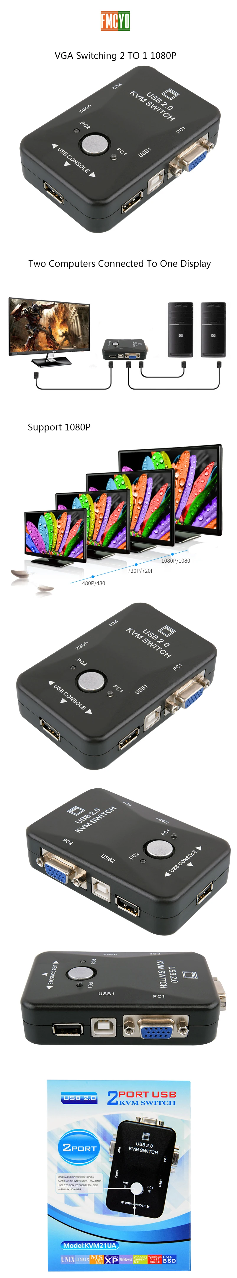 Kvm Switch VGA 