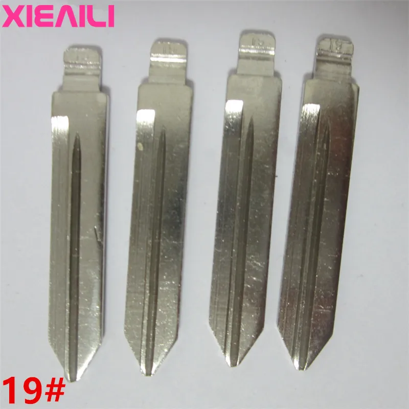 XIEAILI 5 шт./лот 19# металлической заготовки балванки для ключей дистанционный ключ для Форд(середина слот) S184