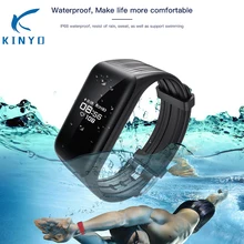 Новые сна смарт-браслет IP68 из водонепроницаемого материала для мужчин монитор сердечного ритма Смарт-Браслет фитнес-трекер спортивный браслет pk mi band 3