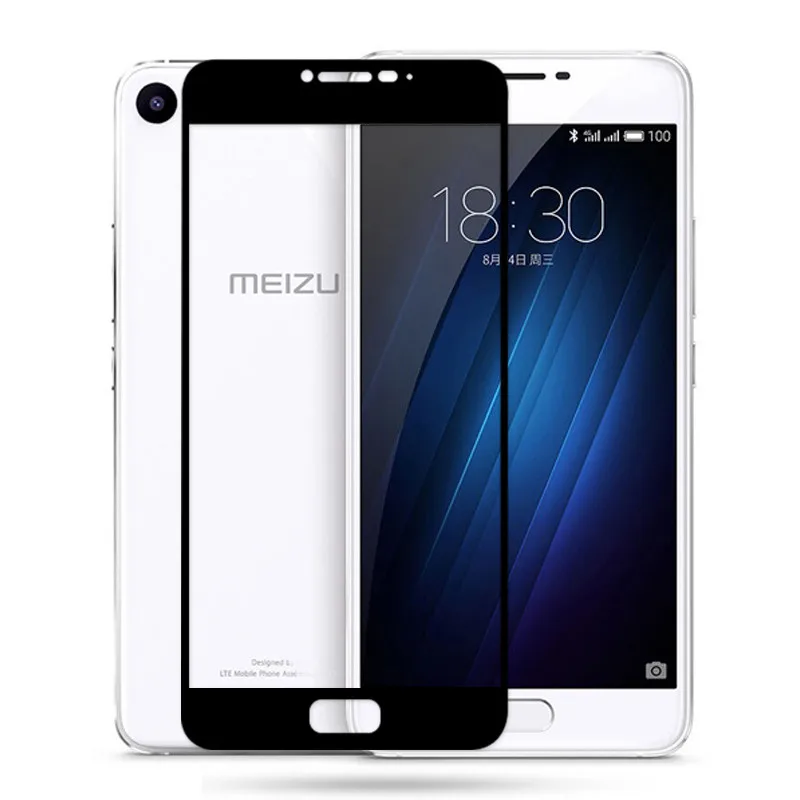 Для Meizu U20 полное покрытие Экран протектор 3D с уровнем твердости 9 H из закаленного