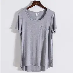 Для женщин футболки смешные изделия из хлопка футболка для Леди Топ K512