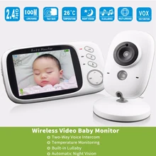 3,2 дюймов ЖК-дисплей Детский Монитор Домашняя безопасность беспроводная камера для использования в помещении камера для пожилых людей длительный срок службы батарея внутри