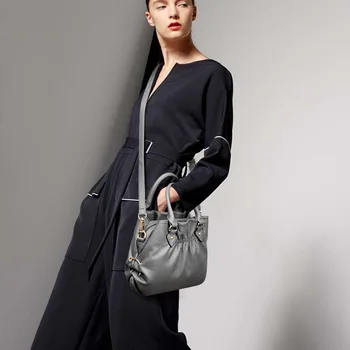 

New Fashion Woman Handbags Genuine Leather Bag Female Shoulder Crossbody Bags High Quality Leather Totes Women Messenger Bags