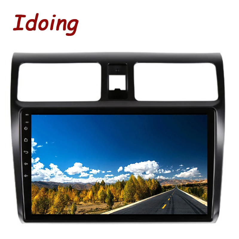 Top Idoing 10.2"4G+64G 2.5D IPS Octa Core Car Android 8.1 Radio Player For Suzuki Swift 3 2008-2015 GPS NavigationGLONASS no 2 din 3