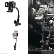 Dewtreetali Автомобильный держатель для телефона, двойной USB прикуриватель, зарядка для мобильного телефона, вращающийся на 360 градусов, подставка для iphone, samsung, sony