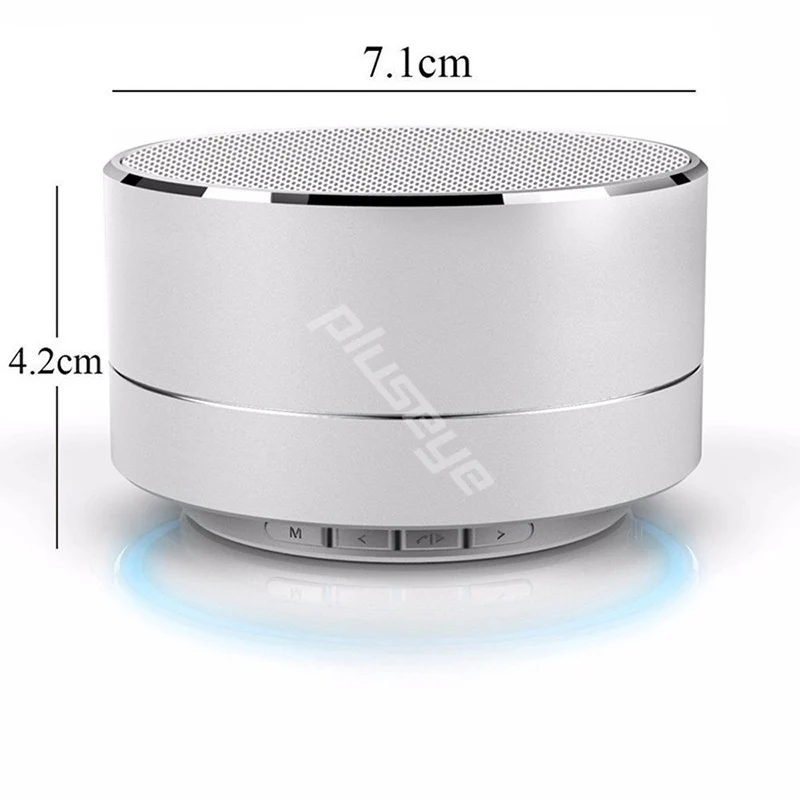 Best подарок Портативный Беспроводной Bluetooth Металла Динамик altavoz с FM для iphone samsung sony