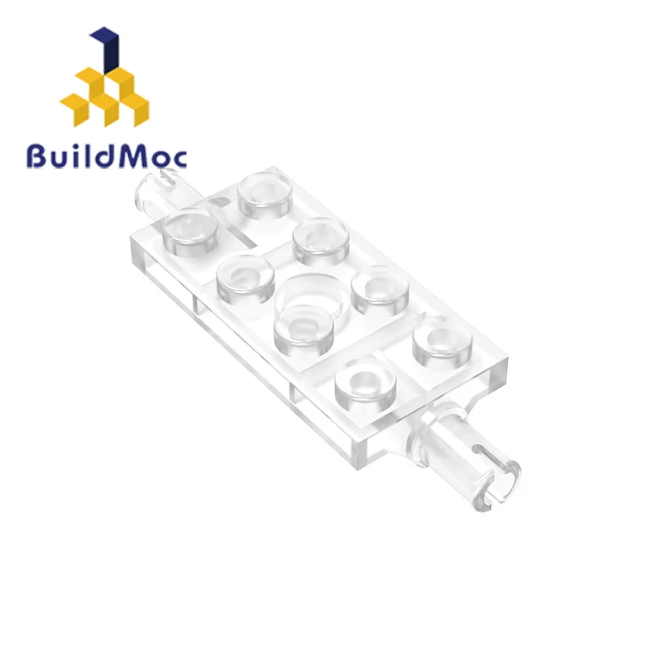 

BuildMOC 30157 Plate Modified 2 x 4 with Pins For Building Blocks Parts DIY LOGO Educational Creative gift Toys