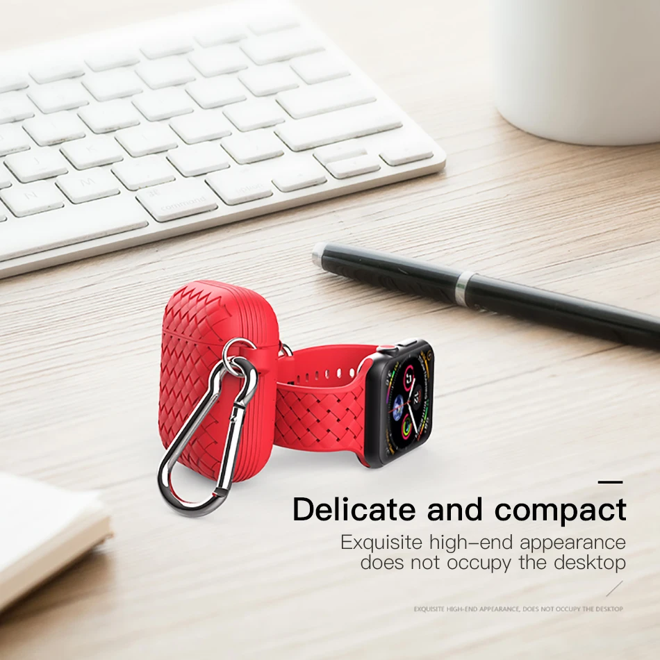 !ACCEZZ Bluetooth Wireless Earphone Case For Apple Airpods Accessory Wireless Headphones Accessories Portable With Charging Box (9)