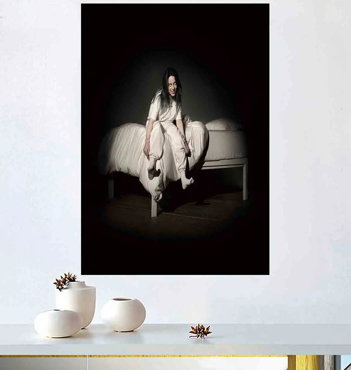 

Billie Eilish When We All Fall Asleep Where Do We Go Album Art Poster Decoration 12x18 24x36 Picture Decor Canvas Painting