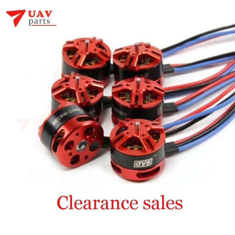 

Clearance sales DYS Multi-rotor Brushless Motor BE1806 red colour 2300KV For Mini Multicopters RC Plan