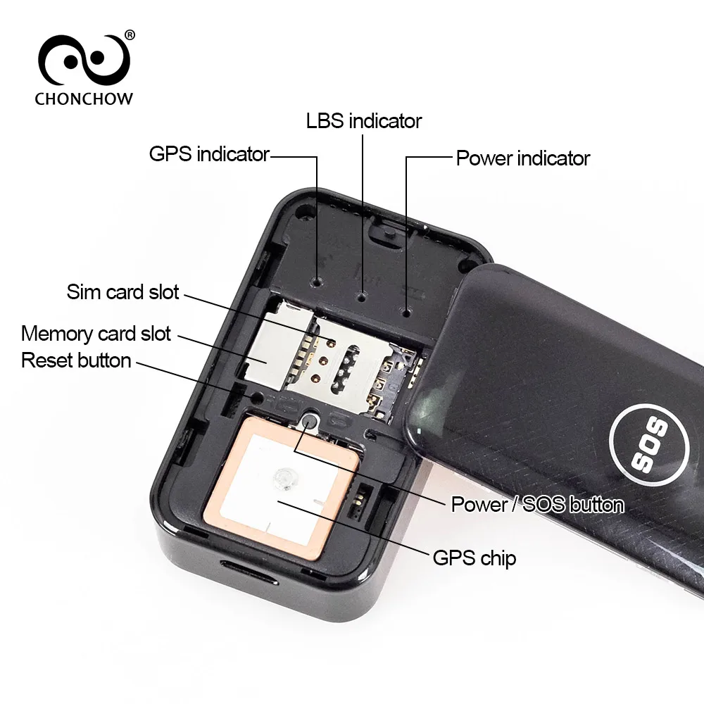Мини GPS трекер для детей старшего возраста бесконтактная GSM GPRS локатор устройство