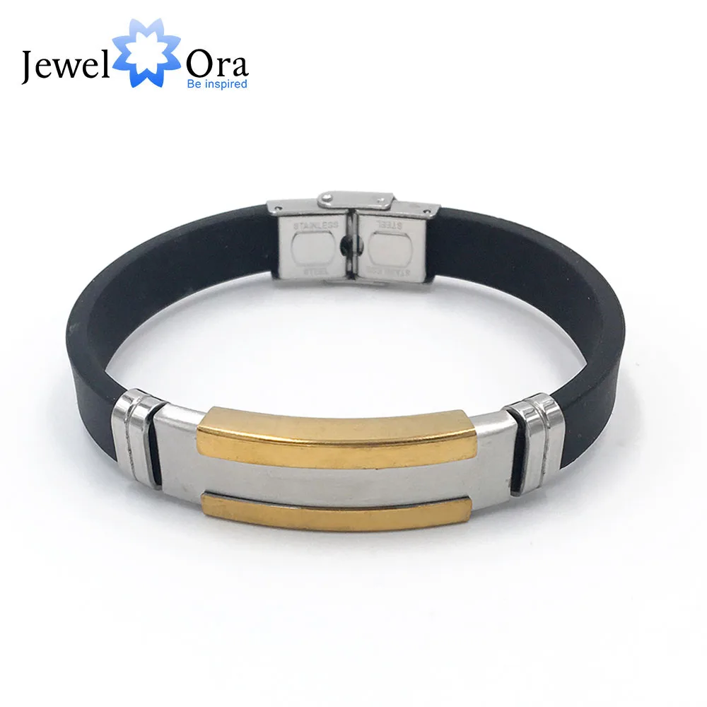 

Genuine Leather Bracelet Stainless Steel Men Bracelets Punk Men Anniversary Gift Special Off New Arrivlal (JewelOra BA102247)