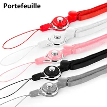 Съемная ячейка для мобильного телефона Portefeuille, ремешок на шею для iPhone 7 Plus, 8, 6 S, samsung, Xiaomi, ремешок для ключей, держатель для мобильного ID, брелок