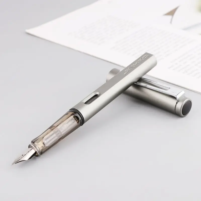 Jinhao 599-A роскошная мужская перьевая ручка бизнес-Студенческая 0,5 мм Средний Тонкий перьевая каллиграфия школьные офисные принадлежности пишущий инструмент