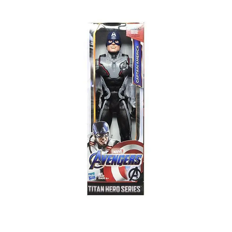 30 см MCU супергерой фигурка Мститель 4 эндшпиль Капитан Америка Росомаха Человек-паук Железный человек Тор танос Халк Росомаха игрушки - Цвет: Quantum Captain box